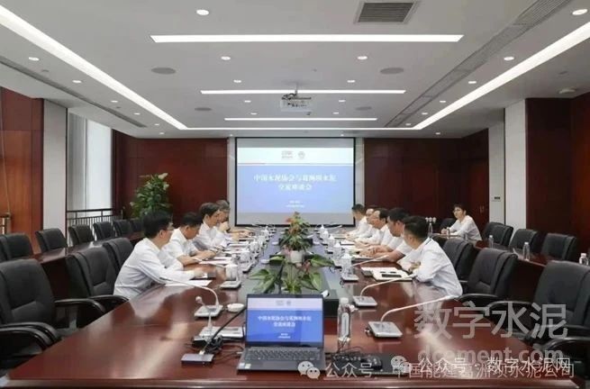 中國水泥協(xié)會會長周育先一行到葛洲壩水泥公司調(diào)研座談